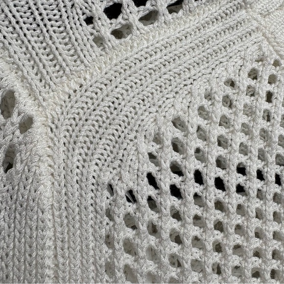 AllSaints Chalk White Paloma Tee Short Sleeve Top S - Picture 6 of 9